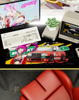 Chibi HK Taxi Kagu Deskmat