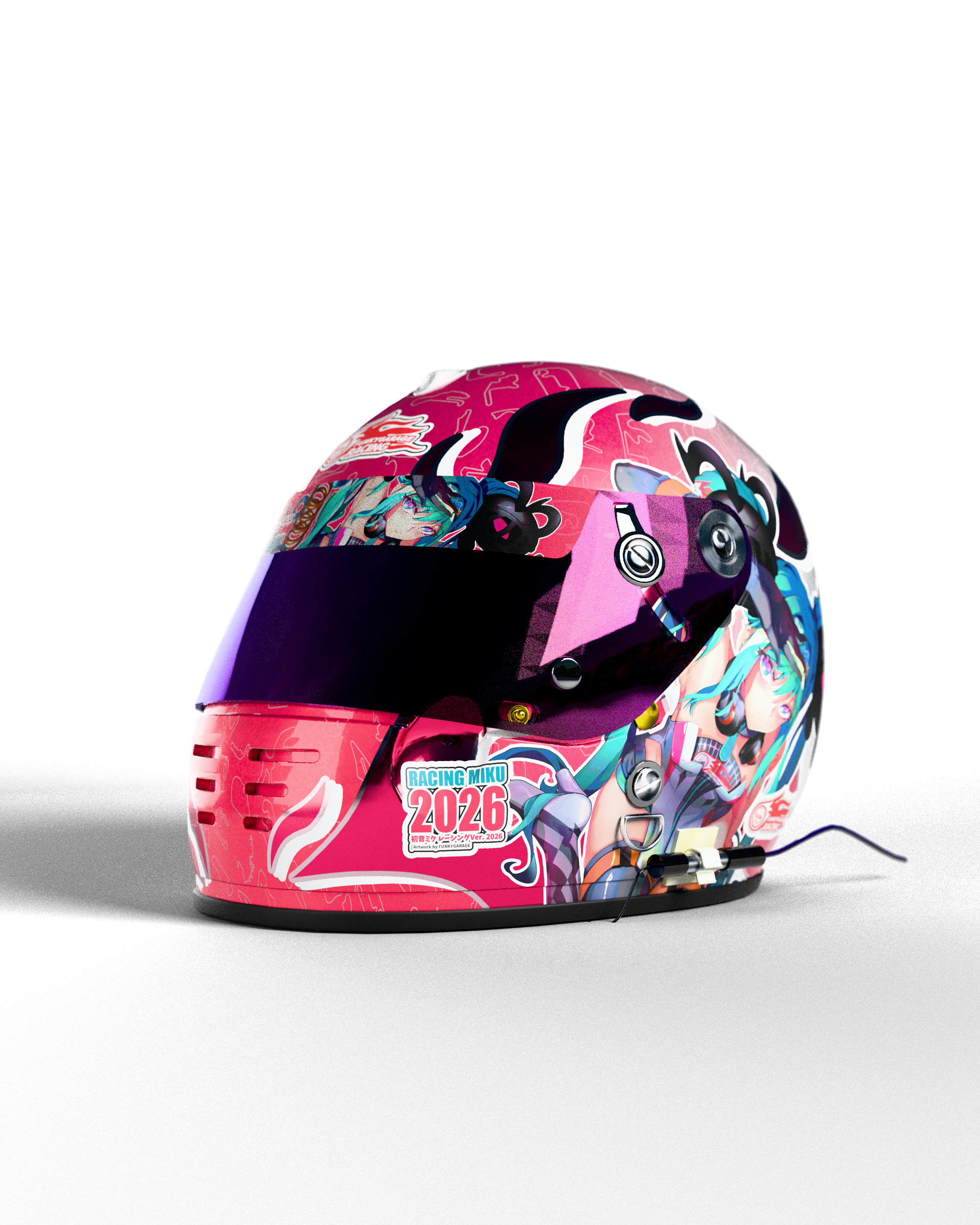2026 GSR Miku Visor Banner – FUNKY GARAGE