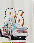 Retro Racing Miku Art Tee