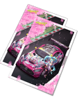 FUNKY Racing Miku GT3 Art Print