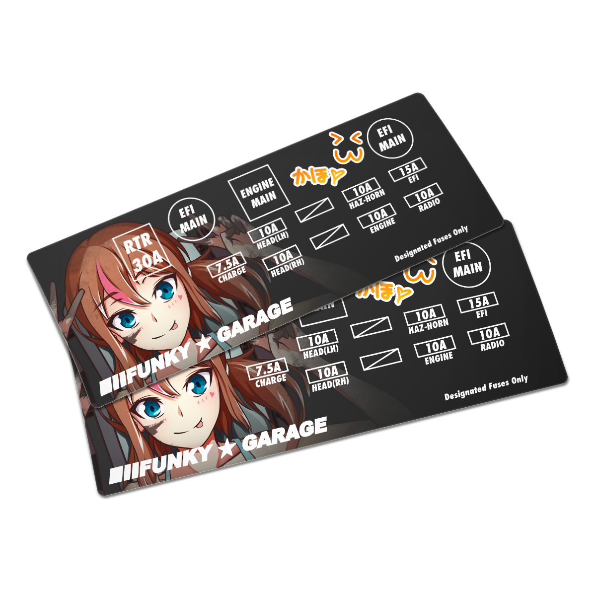 AE86 Engine Bay Fuse Box Sticker FUNKY GARAGE