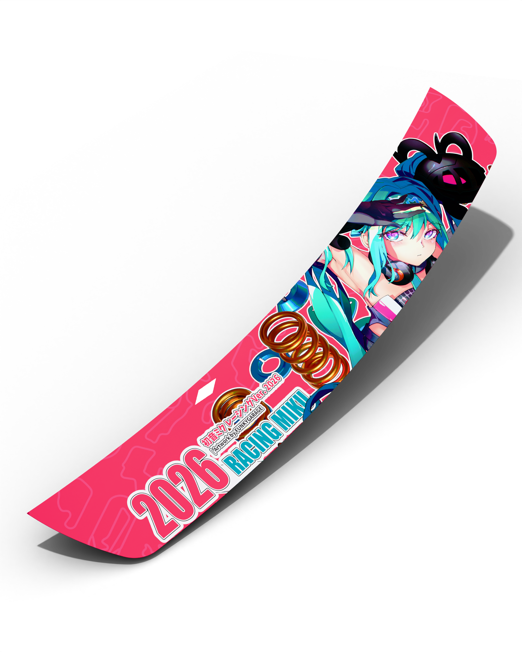 2026 GSR Miku Visor Banner – FUNKY GARAGE
