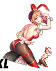 Giant Lucky Bunny Kaho Kiss-Cut