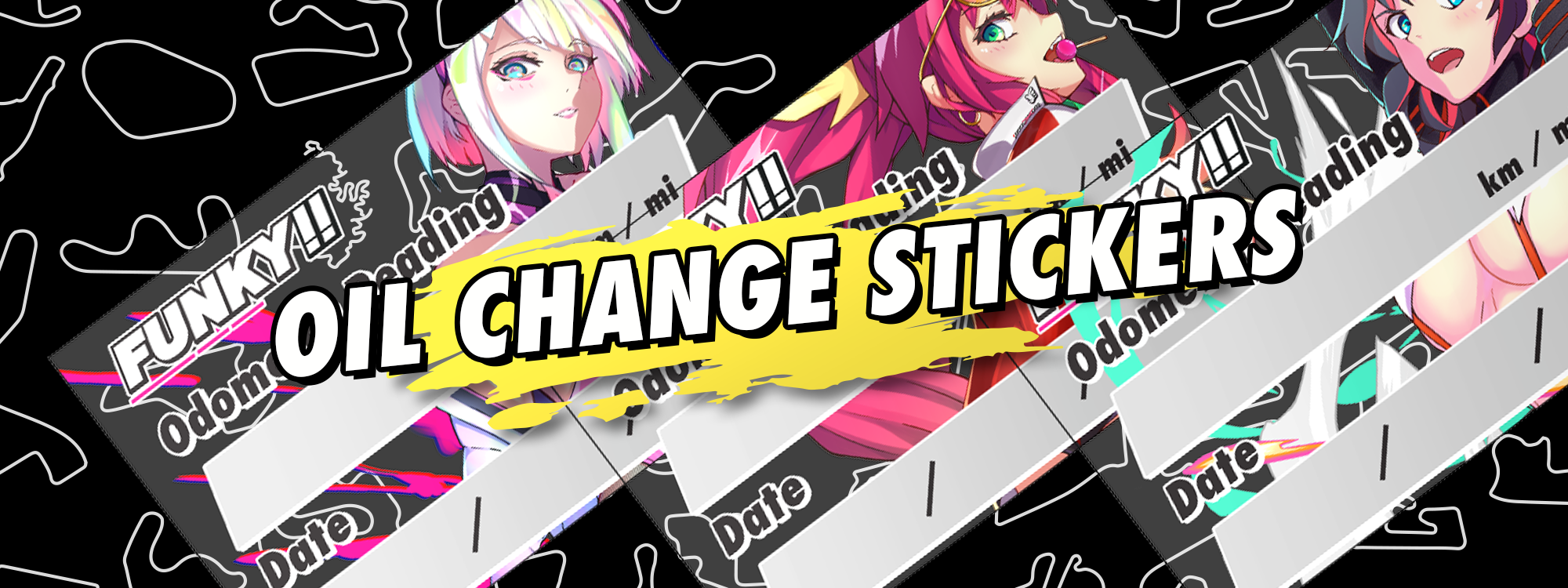Oil Change Stickers – FUNKY GARAGE