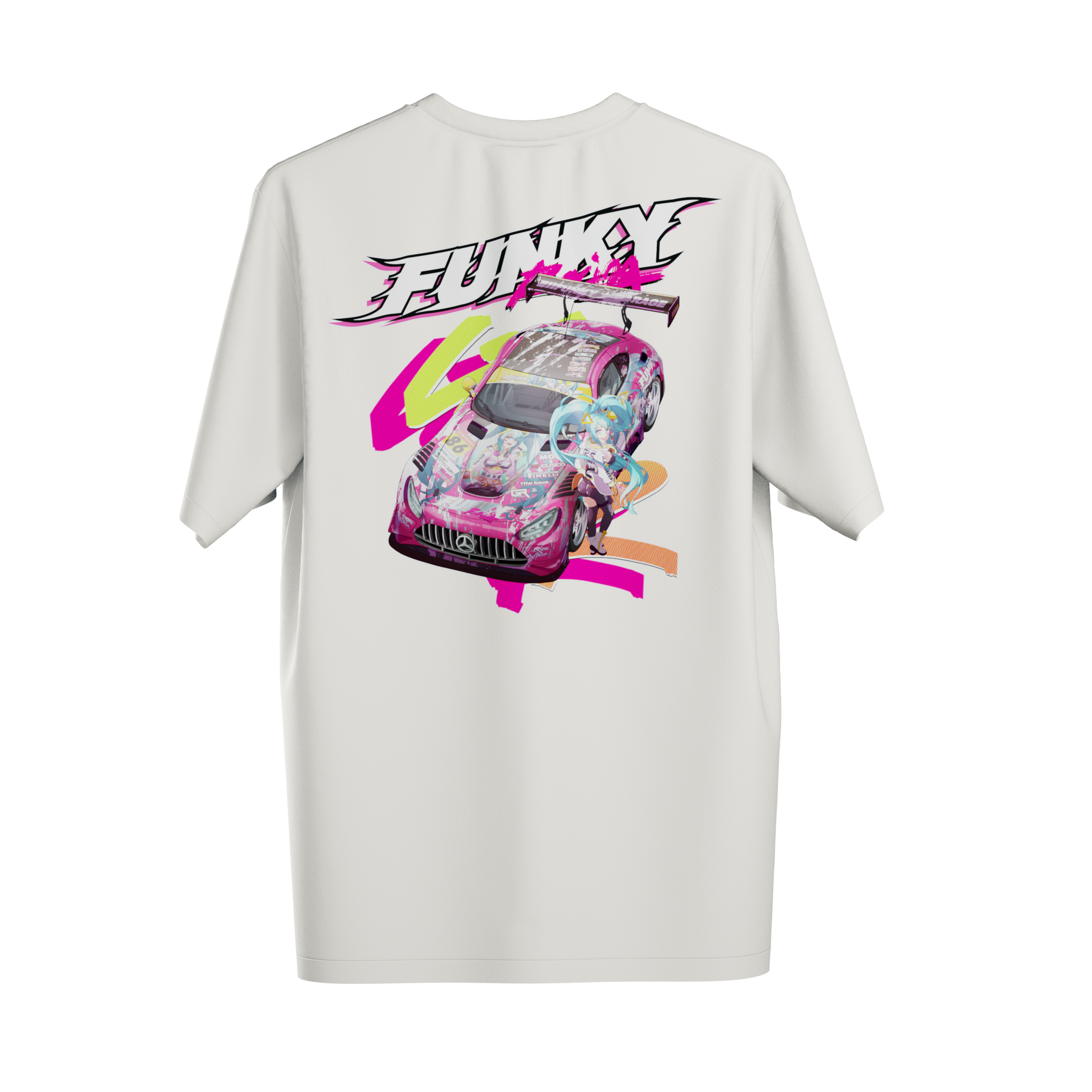 FUNKY Racing Miku GT3 Art Tee – FUNKY GARAGE
