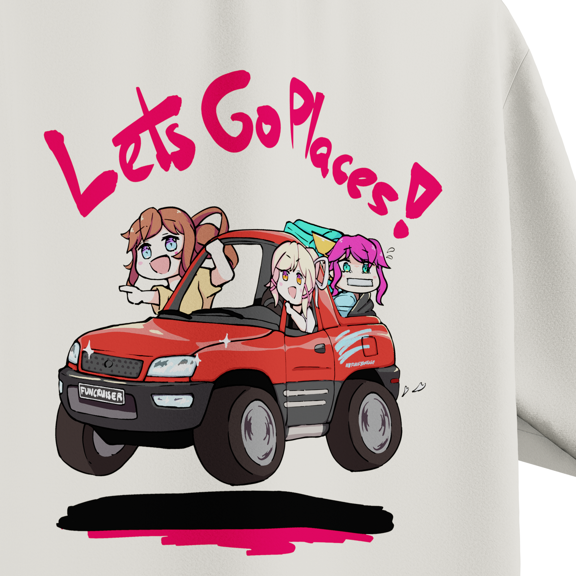 LET&#39;S GO PLACES!! Art Tee