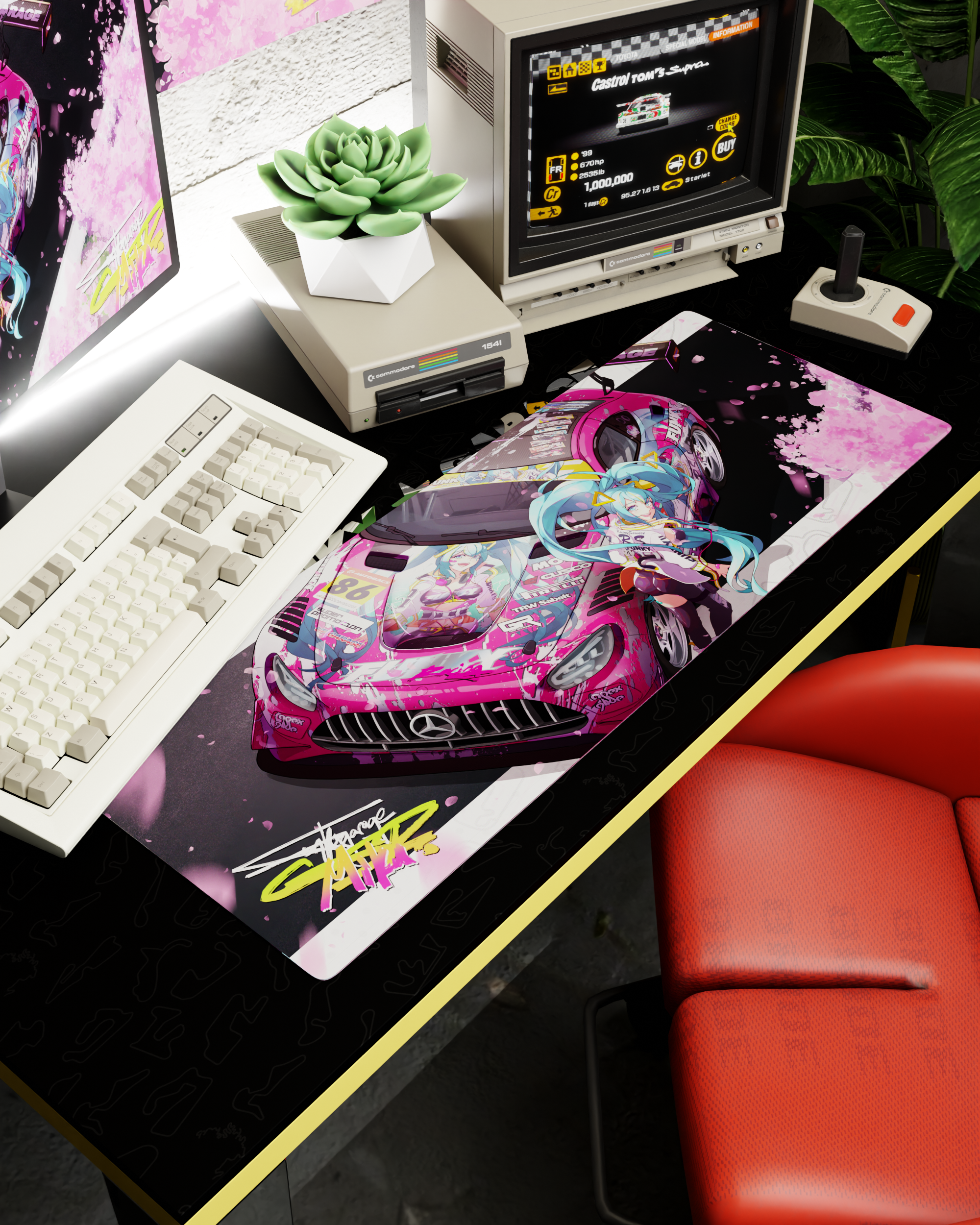 FUNKY Racing Miku Deskmat – FUNKY GARAGE