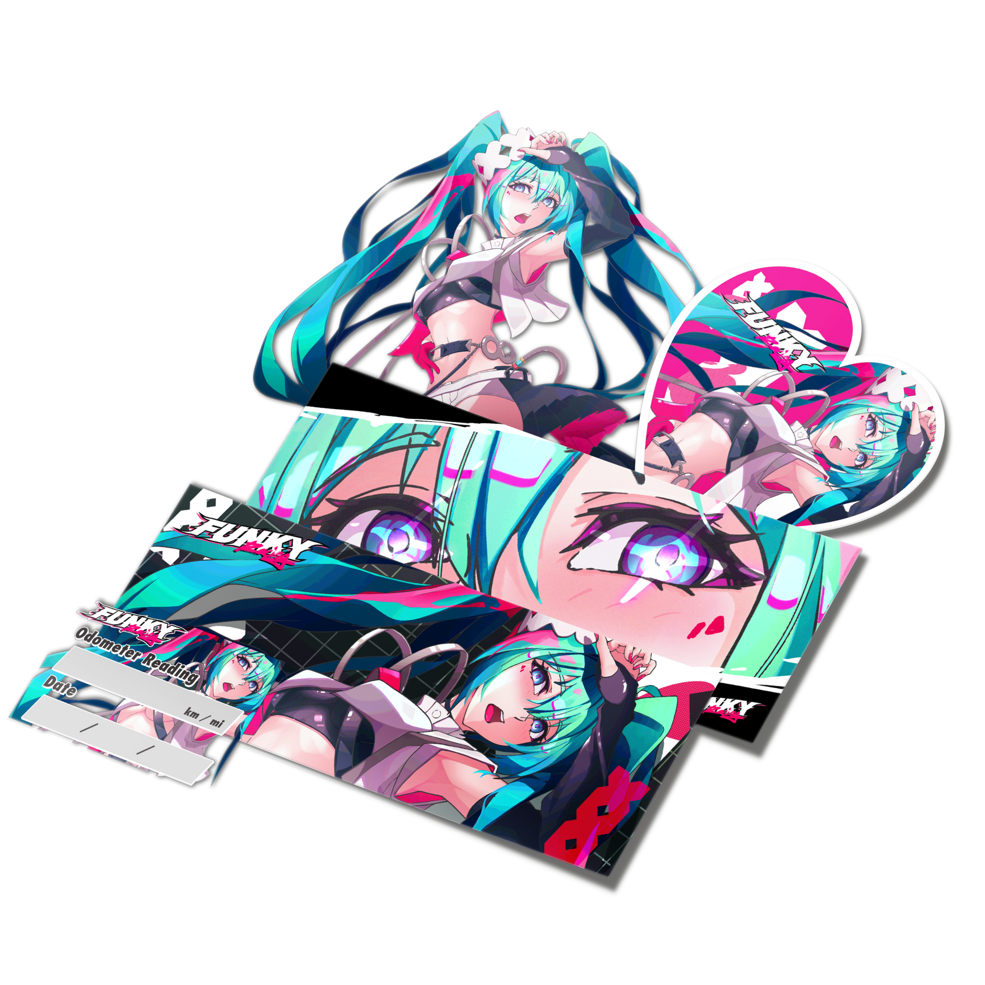 2025 GSR Miku Vinyl Sticker Pack