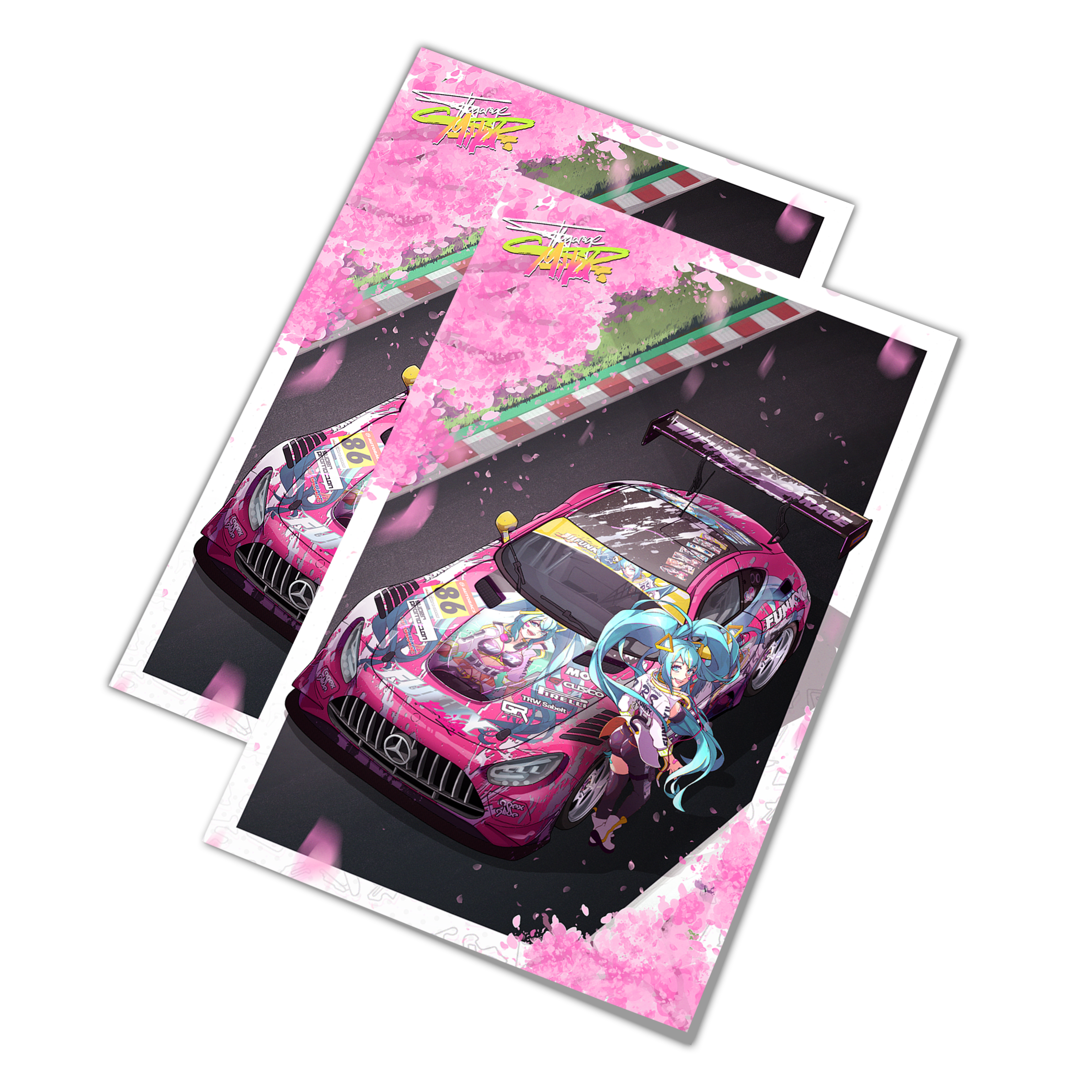 FUNKY Racing Miku GT3 Art Print – FUNKY GARAGE