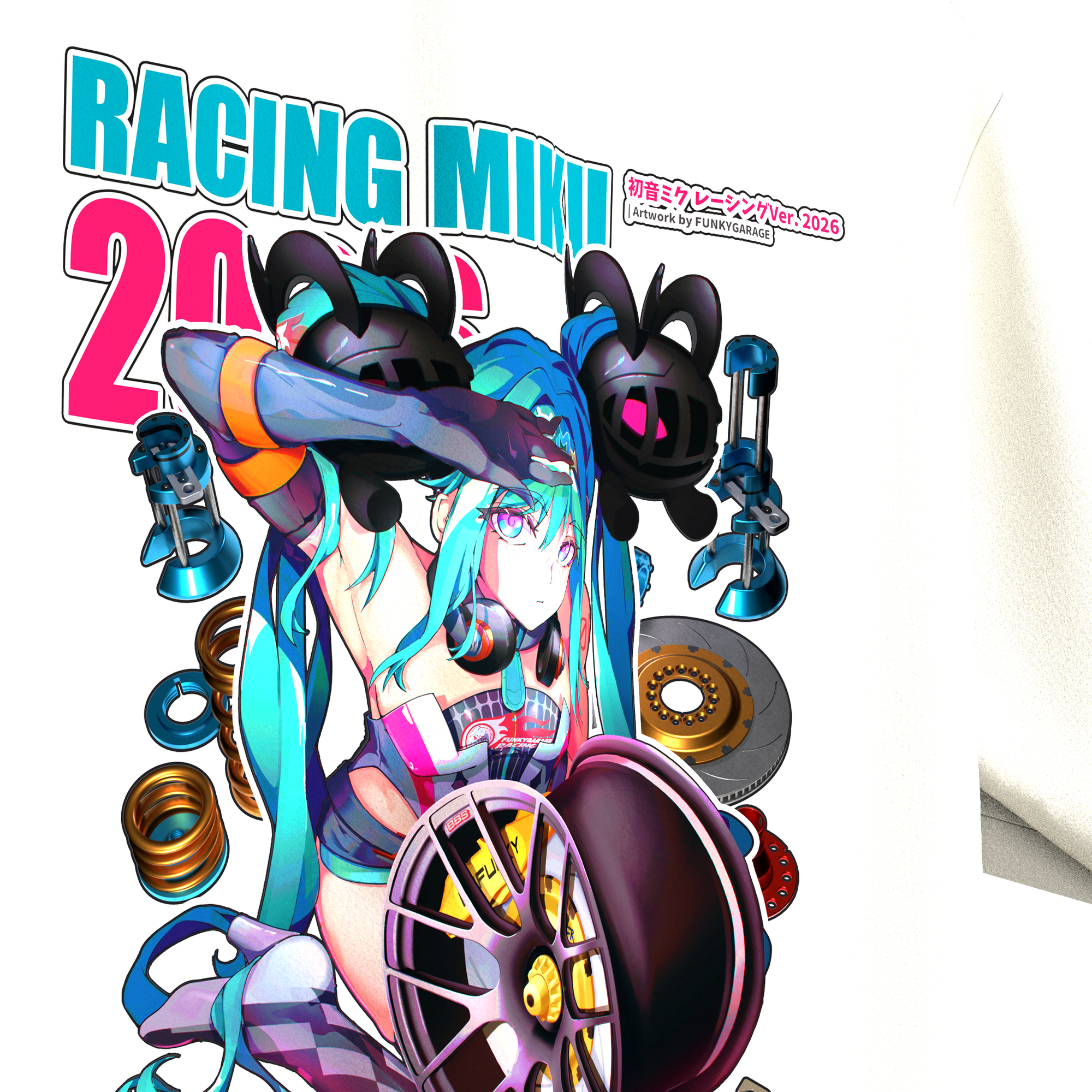 2026 GSR Miku Art Tee