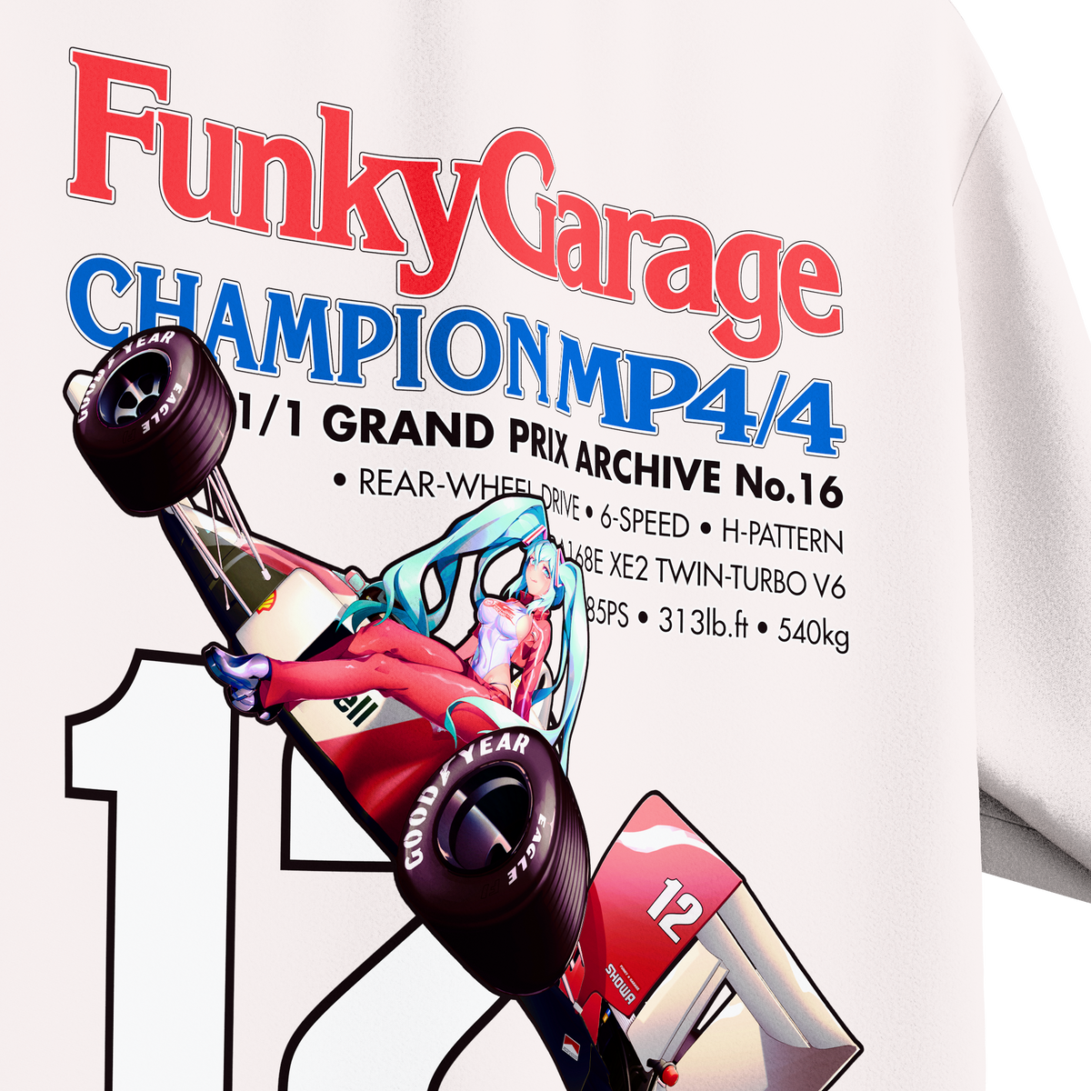 GP Miku MP4/4 Art Tee