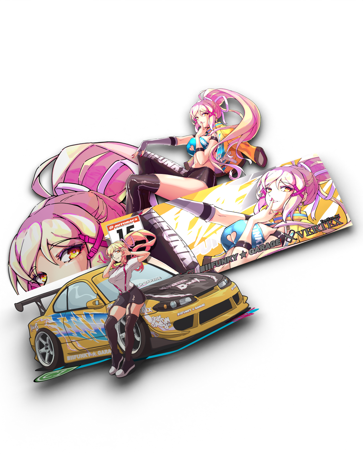 MANA-SPEC II S15 Sticker Pack