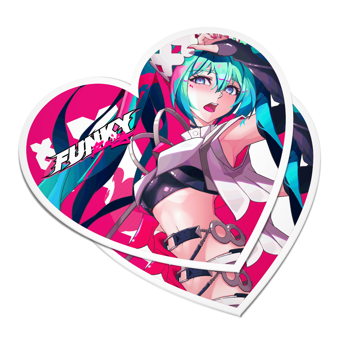 2025 GSR Miku Heart Sticker「Reflective」