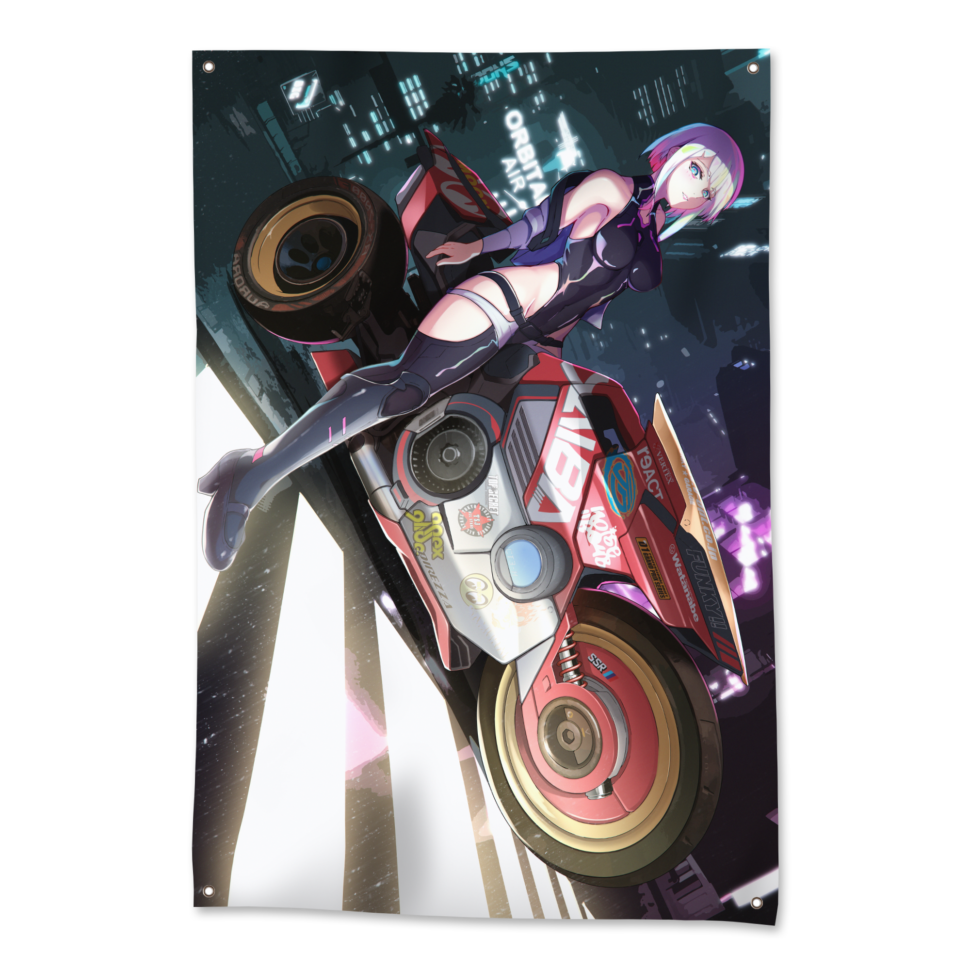 CYBERPUNK Lucy Garage Banner「LIMITED」