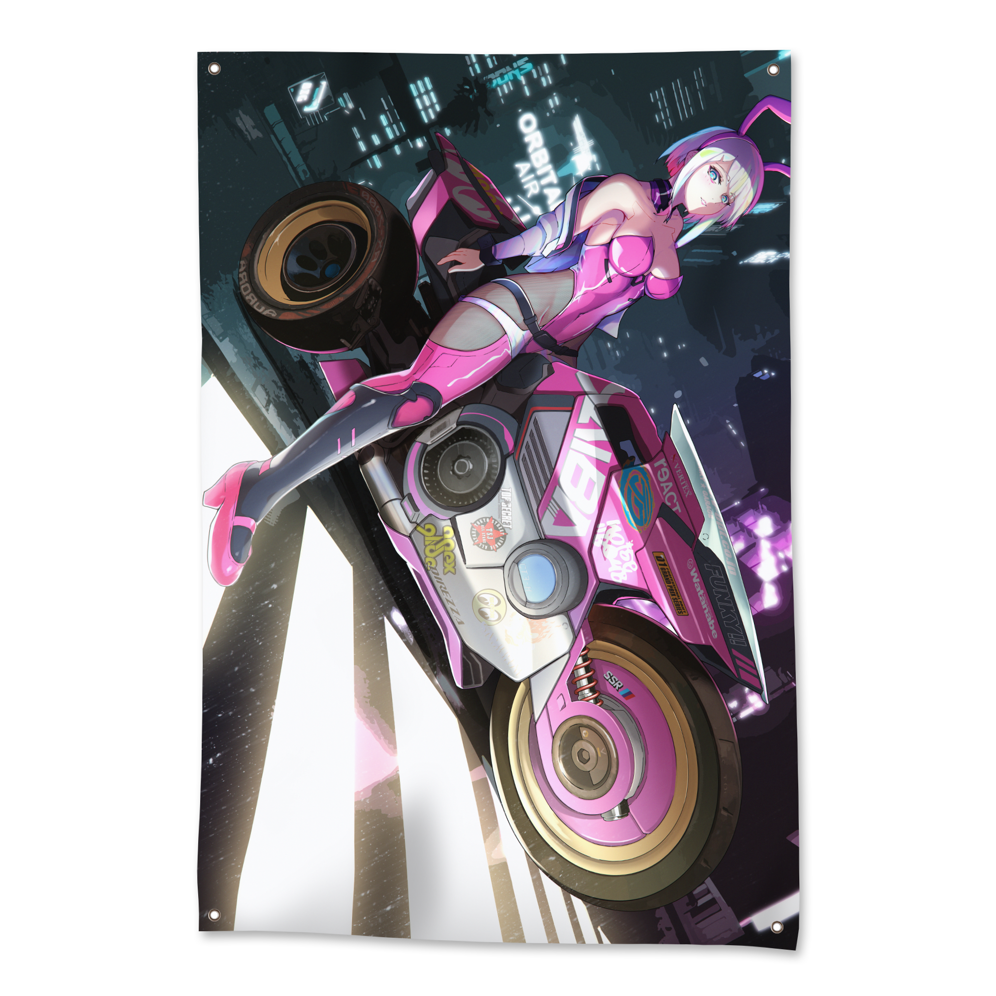 CYBERPUNK Lucy Garage Banner「LIMITED」