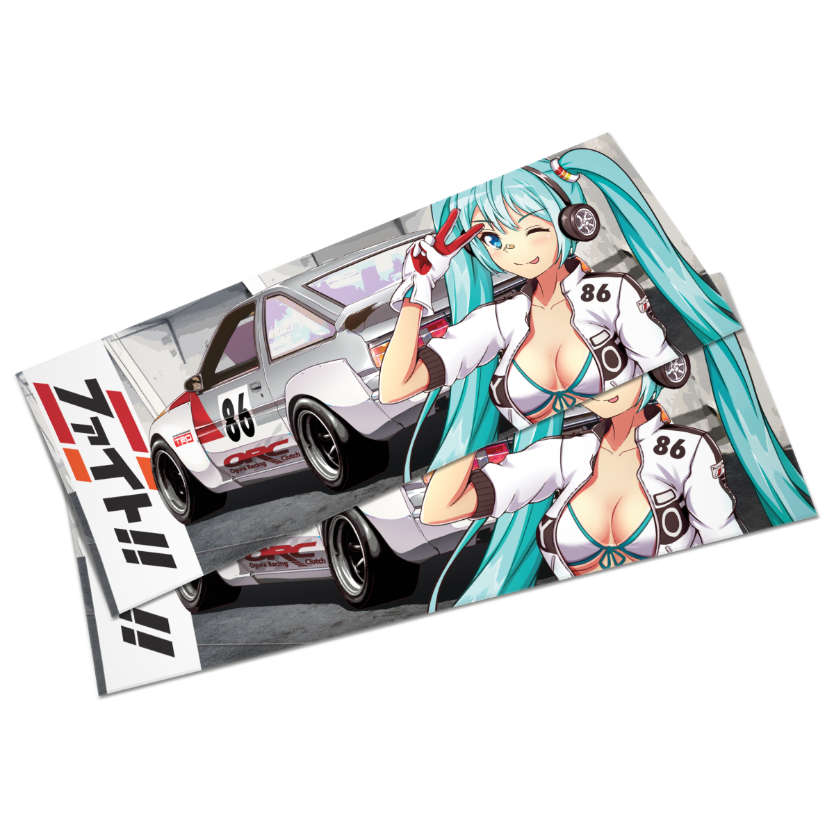 Retro Racing Miku Slap