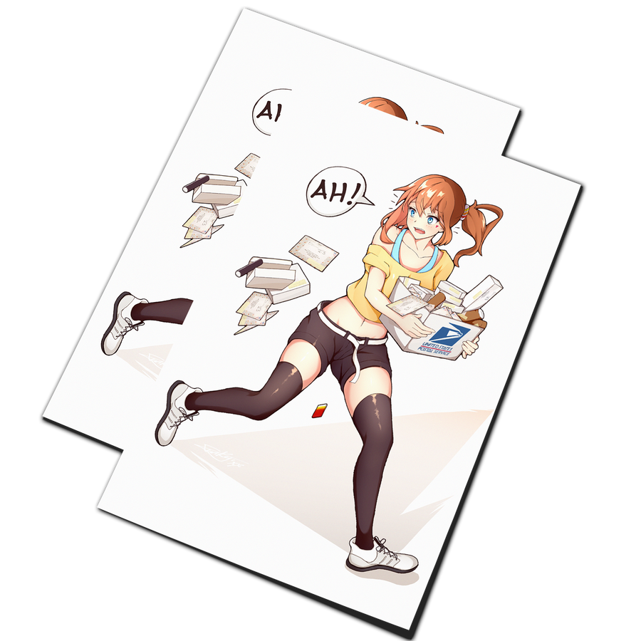 Ah!! Mail Girl Kaho-chan Print
